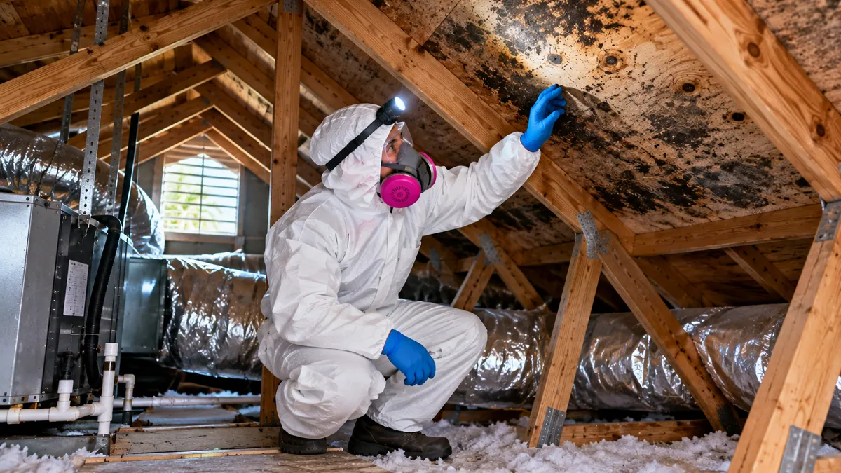 Attic Mold Removal in Boca Raton