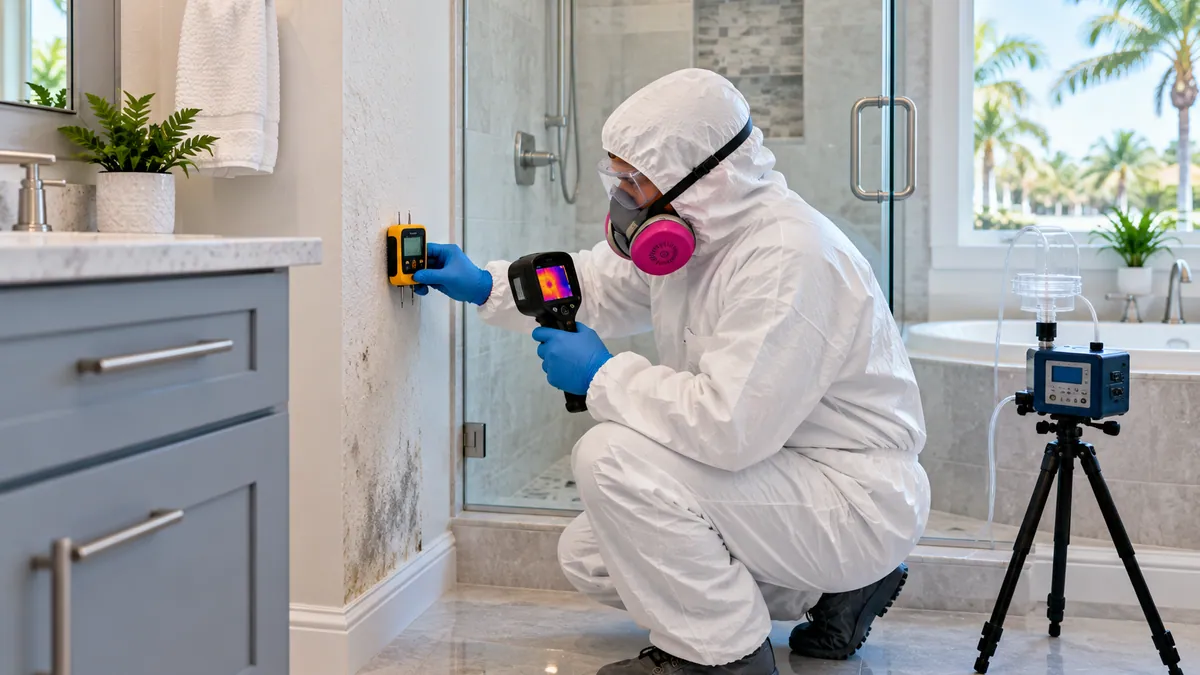 Mold Inspection and Testing in Boca Raton